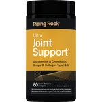 Ultra Joint Support Glucosamine & Chondroitin with Omega-3 and Collagen Type I & III in 60 quick release softgels.