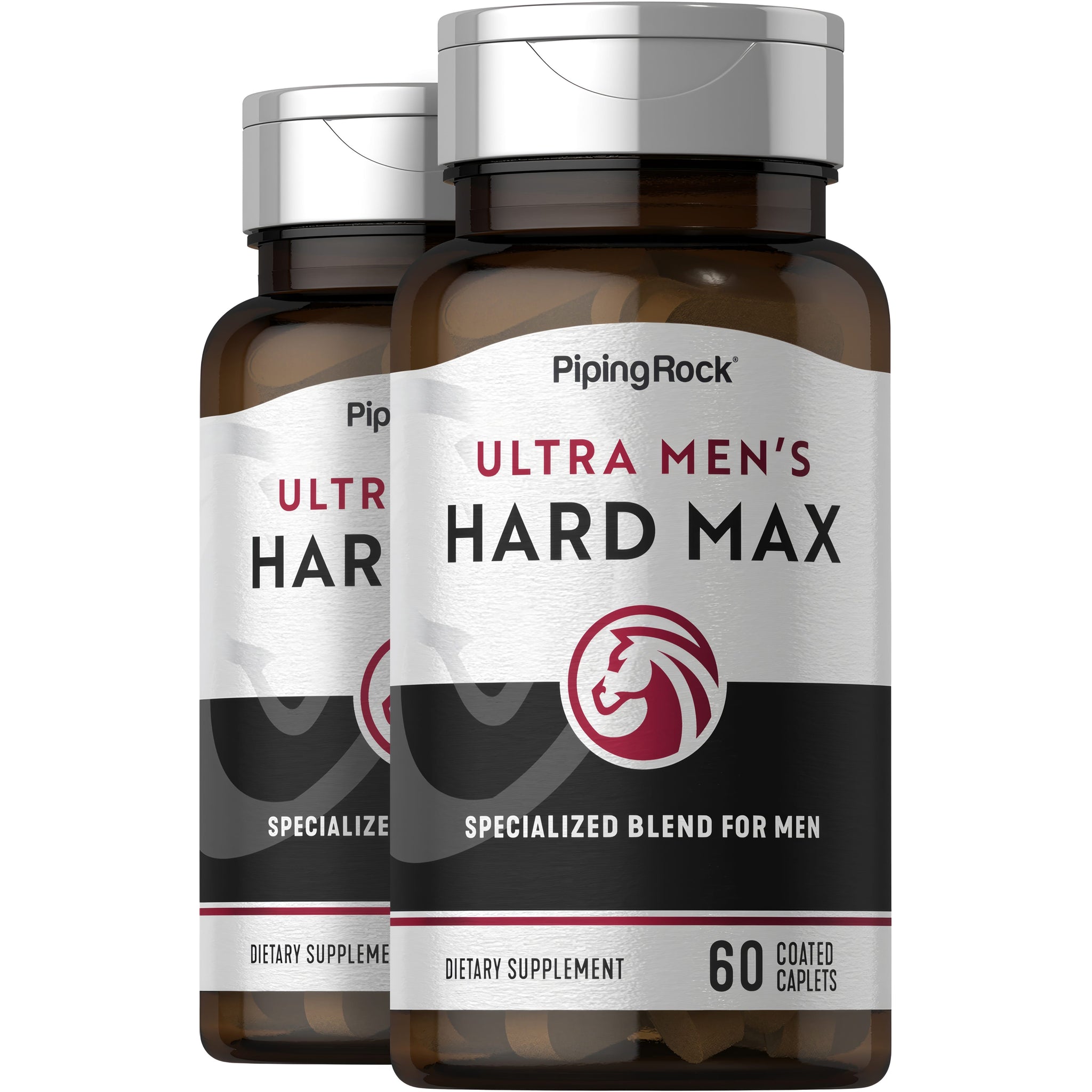 Ultra Men's HARD MAX, 60 Coated Caplets, 2 Bottles