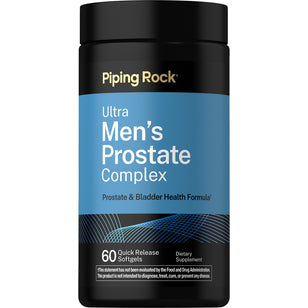 Ultra Men's Prostate Complex, 60 quick release softgels dietary supplement.