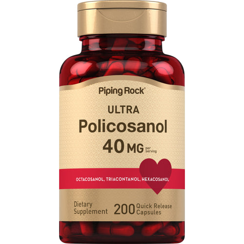Ultra Policosanol, 40 mg (per serving), 200 Quick Release Capsules