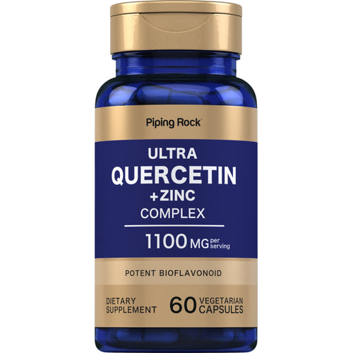 Ultra Quercetin plus Zinc Complex, 1100 mg (per serving), 60 Quick Release Capsules