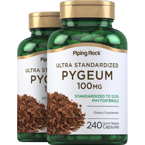 Ultra Standardized Pygeum, 100 mg, 240 Quick Release Capsules, 2  Bottles