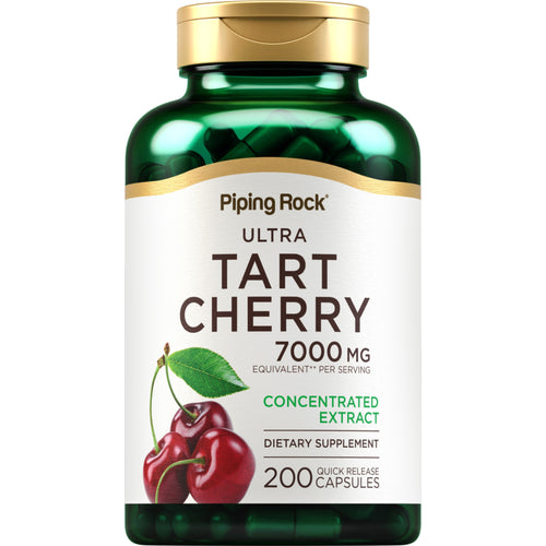 Ultra Tart Cherry, 7000 mg (per serving), 200 Quick Release Capsules