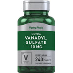 Ultra Vanadyl Complex (Vanadium), 10 mg, 240 Vegetarian Tablets