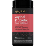 Vaginal Probiotic Flora Balance, 60 delayed release vegan capsules for promoting healthy vaginal flora support.