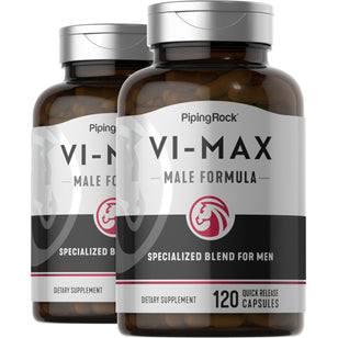 Vi-Max Male "MEN ONLY", 120 Quick Release Capsules, 2  Bottles