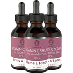 Vitamin C Serum 12%+, 2 fl oz (59 mL) Dropper Bottle, 3  Dropper Bottles