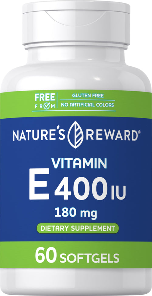 Vitamin E, 400 IU, 60 Softgels