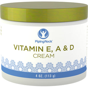 Vitamin E, A & D Cream, 4 oz (113 g) Jar