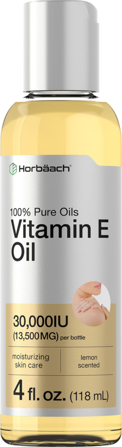 Vitamin E Skin Care Oil, 30,000 IU, 4 fl oz (118 mL) Bottle
