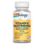 Vitamin E Tocotrienols 50 mg from Annatto, soy-free, 60 softgels. Complete natural supplement for health and wellness.