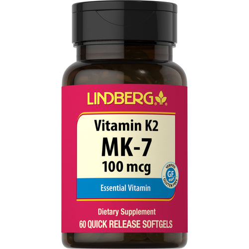 Vitamin K2 MK-7, 100 mcg, 60 Quick Release Softgels