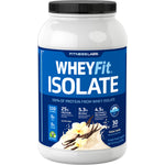 Fitness Labs WHEYFit Isolate Protein Powder, Valiant Vanilla, 32 oz, 25g protein per serving, Gluten Free.