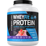 Whey Protein WheyFit (Double Strawberry Detonation), 5 lb (2.268 kg) Bottle