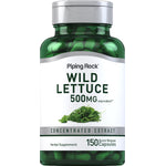 Wild Lettuce 500 mg Concentrated Extract Herbal Supplement with 150 Quick Release Capsules.