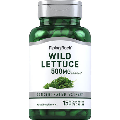 Wild Lettuce, 500 mg, 150 Quick Release Capsules