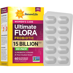 Women's Care Probiotic 15 Billion GO PACK, 60 Delayed Release Vegan Caps
