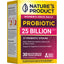 Nature's Product Women's Once Daily Probiotic, 25 Billion CFU, with 30 vegan capsules, delayed release, and non-GMO.