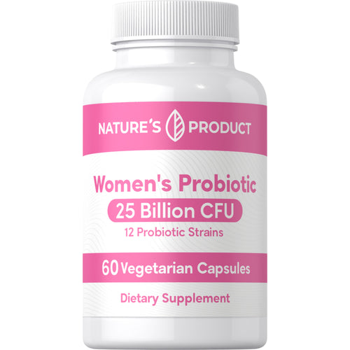 Women's Probiotic 25 Billion CFU, 60 Vegetarian Capsules