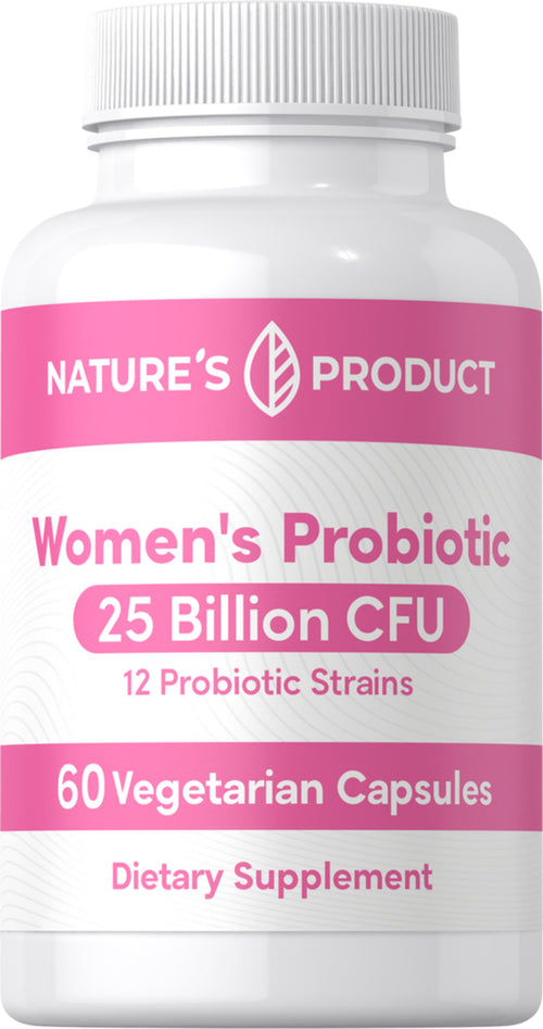 Women's Probiotic 25 Billion CFU, 60 Vegetarian Capsules