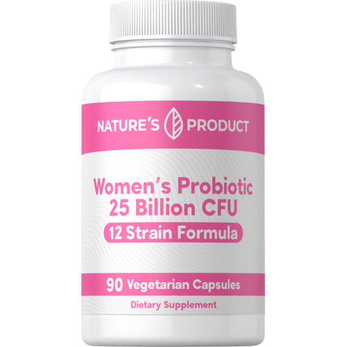 Women's Probiotic 25 Billion CFU, 90 Vegetarian Capsules