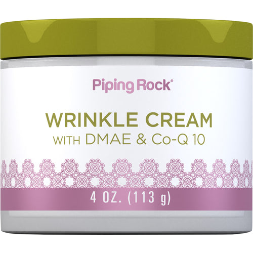 Wrinkle Cream with DMAE & Co-Q-10, 4 oz (113 g) Jar