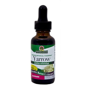 Yarrow Flowers Liquid Extract, 1 fl oz (30 mL) Dropper Bottle