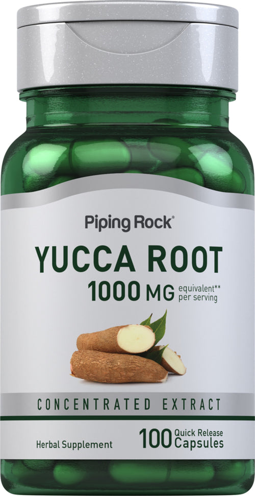 Yucca Root, 1000 mg (per serving), 100 Quick Release Capsules