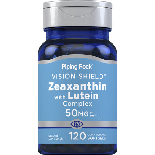 Zeaxanthin with Lutein Complex, 50 mg (per serving), 120 Quick Release Softgels