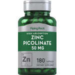 Zinc Picolinate (High Absorption Zinc), 50 mg, 180 Quick Release Capsules